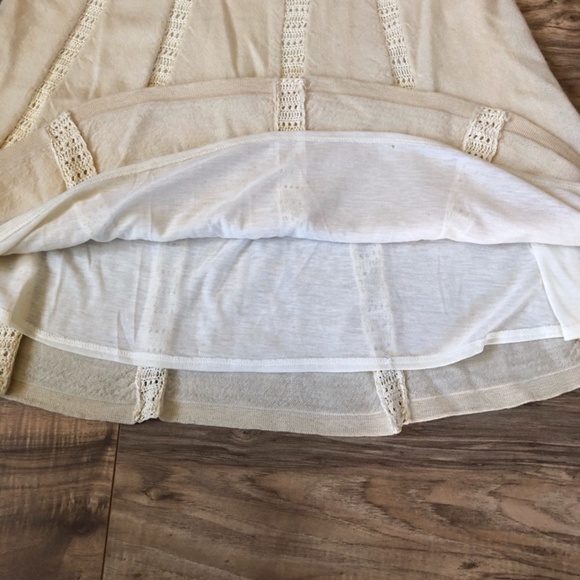 NWT - Anthropologie Viola Cream Wool Blend Skirt M - Picture 5 of 9